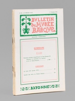 Bulletin du Mus&eacute;e Basque (Ann&eacute;e 1972 compl&egrave;te : 1er trimestre, 2e trimestre, 3e trimestre, 4e trimestre)