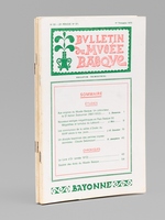 Bulletin du Mus&eacute;e Basque (Ann&eacute;e 1973 compl&egrave;te : 1er trimestre, 2e trimestre, 3e trimestre, 4e trimestre)