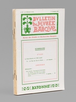 Bulletin du Mus&eacute;e Basque (Ann&eacute;e 1980 compl&egrave;te : 1er trimestre, 2e trimestre, 3e trimestre, 4e trimestre)