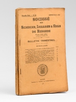 Soci&eacute;t&eacute; des Sciences, Lettres & Arts de Bayonne - Bulletin trimestriel, Ann&eacute;e 1938 (Ann&eacute;e compl&egrave;te en 4 vol. : n&deg; 25 Janvier-Mars, n&deg; 26 Avril-Juin, n&deg; 27 Juillet-Septembre, n&deg; 28 Octobre-D&eacute;cembre