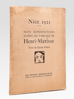 Nice 1921 Seize reproductions d'apr&egrave;s les tableaux de Henri-Matisse [ Edition originale ]