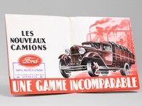 Les nouveaux camions Ford. Une gamme incomparable. [ Ch&acirc;ssis 16 CV, 4 cycl. 4 vitesses mod&egrave;le BB - Ch&acirc;ssis 10 CV, 4 cylindres 4 vitesses ]