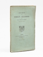 Document relatif &agrave; Urbain Grandier [ Edition originale - Livre d&eacute;dicac&eacute; par l'auteur ]