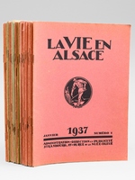 La Vie en Alsace (Ann&eacute;es 1937 - 1938 - 1939 compl&egrave;tes) 1937 : 12 num&eacute;ros ; 1938 : 12 num&eacute;ros ; 1939 : 9 num&eacute;ros (n&deg; 1, 2, 3, 4, 5, 6/7, 8/9)
