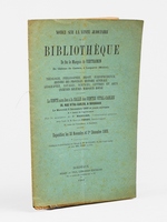 Notice sur la vente judiciaire de la Biblioth&egrave;que de feu le Marquis de Verthamon du Ch&acirc;teau de Castera, &agrave; Lesparre (M&eacute;doc)