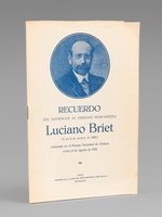 Recuerdo del homenaje al insigne hispanista Luciano Briet [Edition originale ]