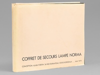 Coffret de secours Lampe Norma. Conception Alain Fortin. Mai 1979 [ Avec : ] Coffret de secours Lampe Norma. Variante 1 & 2 Conception Alain Fortin. Juin 1979