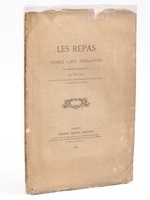 Les repas chez les Romains [ Edition originale ]