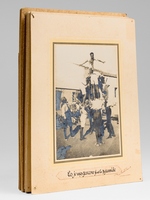 [Ensemble de 24 photographies grand format d'une oeuvre sociale pour l'enfance &agrave; l'Ile d'Ol&eacute;ron, vers 1923-1933 ] 'Un coin de lavabo' ; 'La salle de gymnastique' ; 'Un dortoir' ; 'Les jeunes gar&ccedil;ons font la pyramide' (cachet 'Labadie,