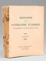 Cours de l'Institut Culturel Fran&ccedil;ais ( Cours n&deg; 1 &agrave; 20)