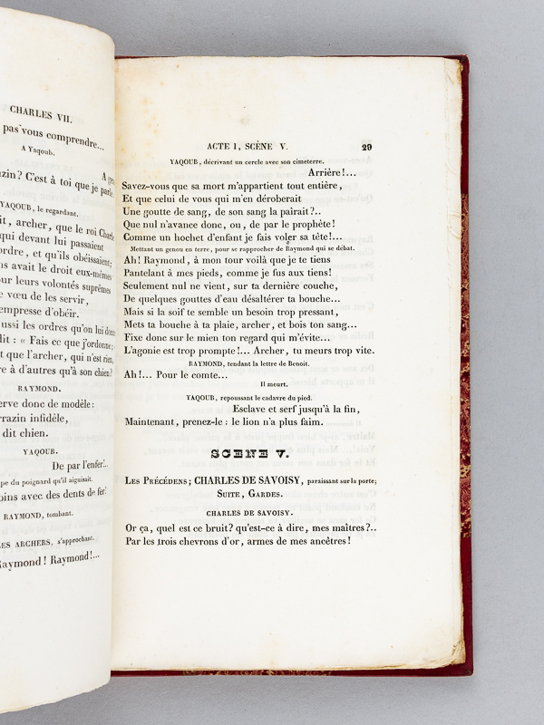 photo n°4 : Charles VII chez ses grands vassaux. Tragédie en cinq actes, par Alex. Dumas. Représentée, pour la première fois, sur le Théâtre Royal de l'Odéon, le 20 octobre 1831.   [ édition originale ]