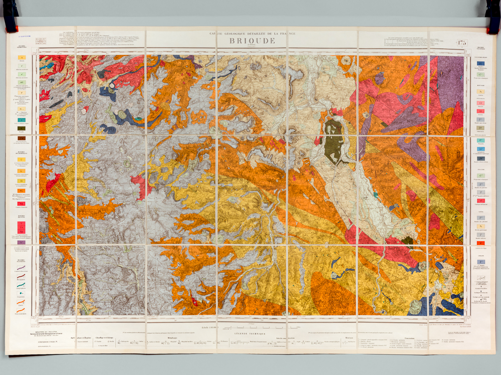 photo n°5 : Brioude. Carte topographique de l'Etat-Major. Carte géologique détaillée