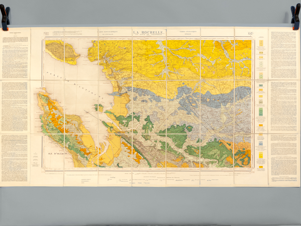 photo n°3 : La Rochelle et Tour de Chassiron.  Carte topographique de l'Etat-Major. Carte géologique détaillée
