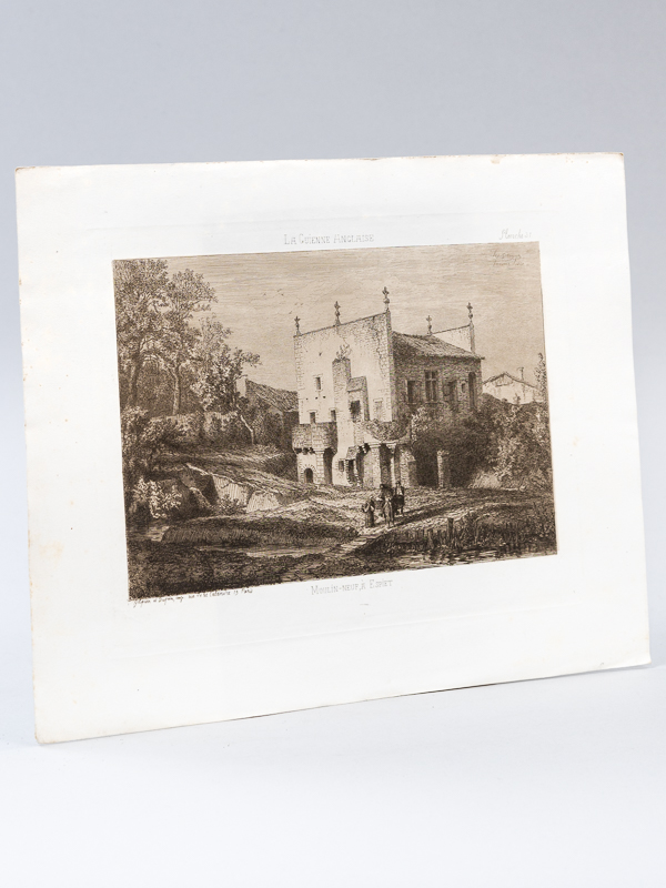 photo n°6 : Moulin Neuf à Espiet [ Eau-forte originale extraite de la Guienne Militaire, Planche 31 ]