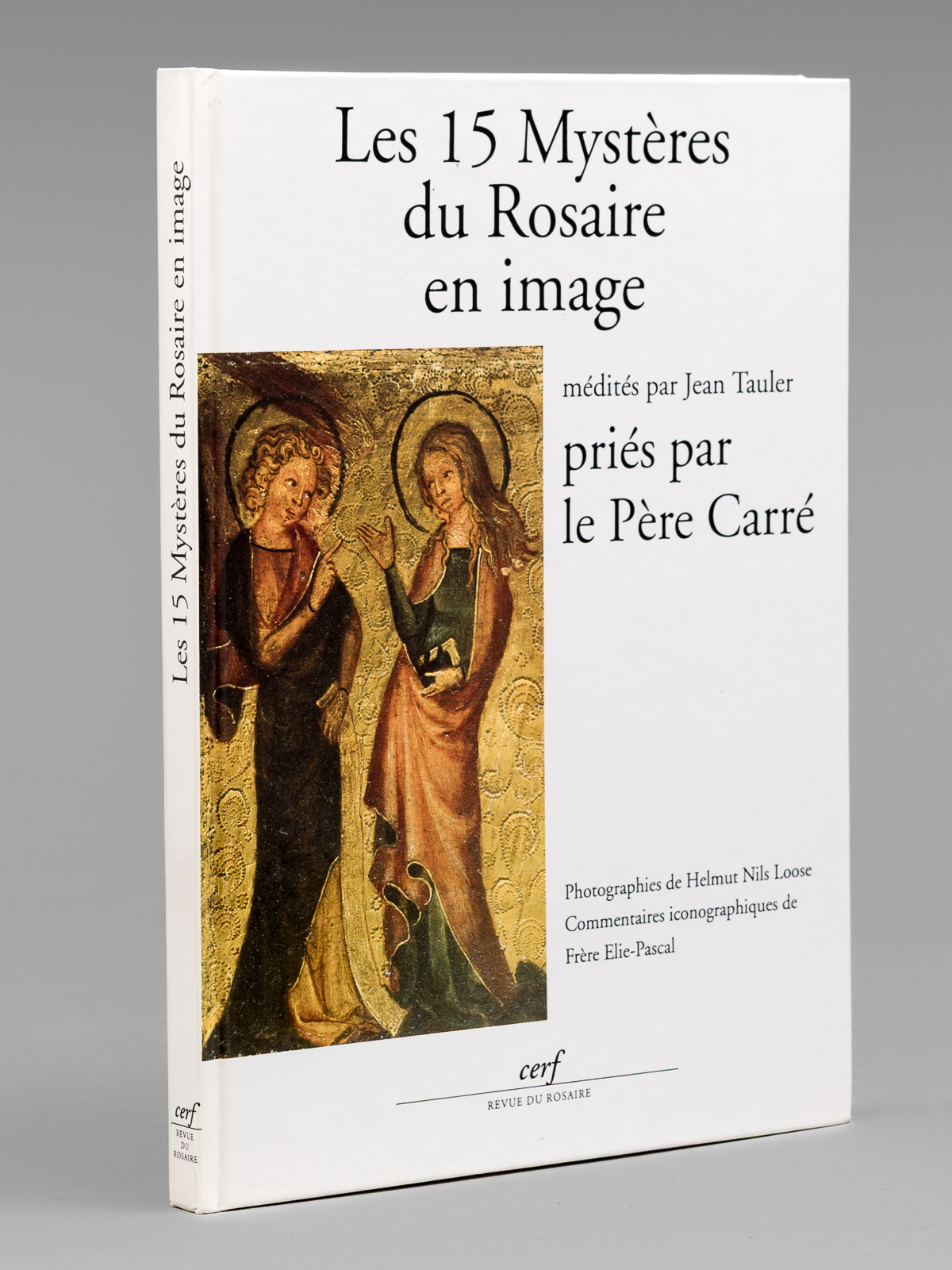 photo n°11 : Les 15 Mystères du Rosaire en image médités par Jean Tauler, priés par le Père Carré [ Livre dédicacé par l'auteur à Maurice Druon - Avec une carte autographe signée de l'auteur ]
