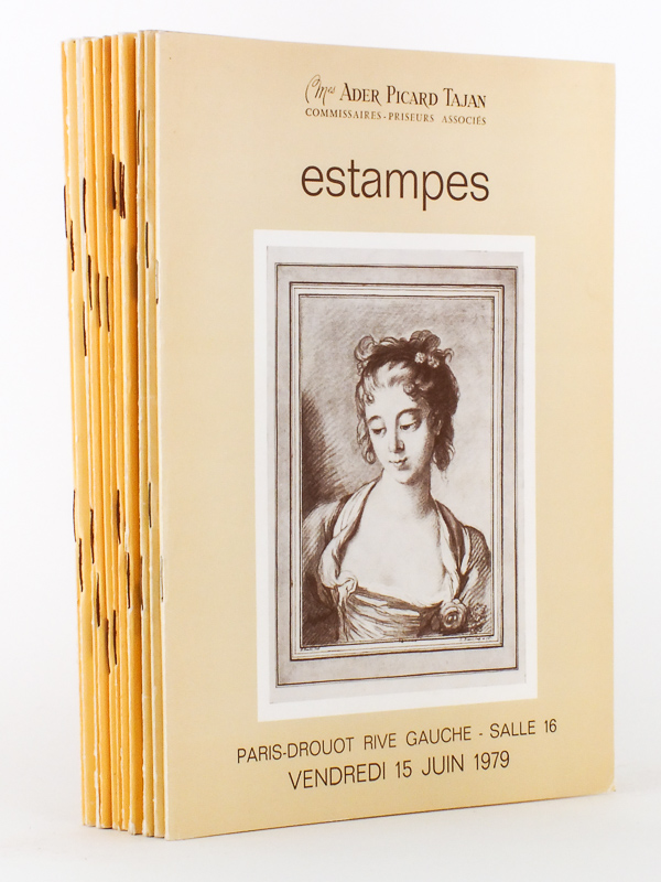photo n°11 : (Lot de 16 catalogues d'Estampes, Maison Ader Picard Tajan, de 1979 à 1989) : Estampes, vendredi 15 juin 1979 ; jeudi 21 février 1980 ; mercredi 29 octobre 1980 ; collection Armand Trampitsch, 29 mai 1986 ; mercredi 4 juin 1986 ; mercredi 26