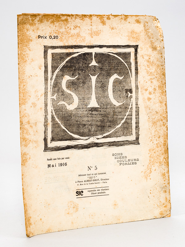 photo n°7 : SIC : Sons, idées, couleurs, formes [ S.I.C. ] N° 5 : Mai 1916 [ Edition originale ]