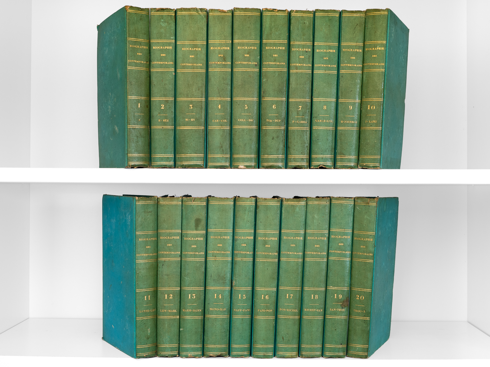 photo n°16 : Biographie Nouvelle des Contemporains (20 Tomes - Complet) Ou Dictionnaire historique et raisonné de tous les Hommes qui, depuis la Révolution Française, ont acquis de la Célébrité par leurs actions, leurs é