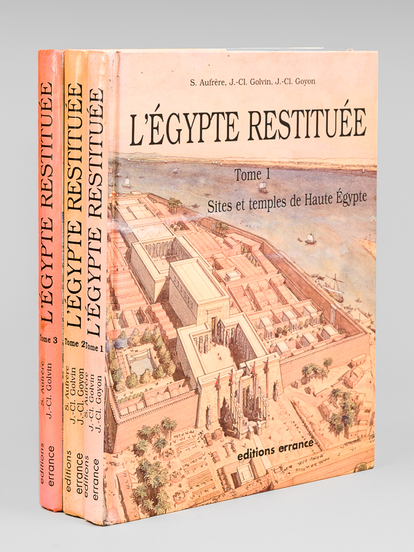 photo n°11 : L'Egypte restituée (3 Tomes - Complet) Tome 1 : Sites et temples de Haute-Egypte. De l'apogée de la civllisation pharaonique à l'époque gréco-romaine ; Tome 2 : Sites et temples des déserts ; Tome 3 : Sites, templ