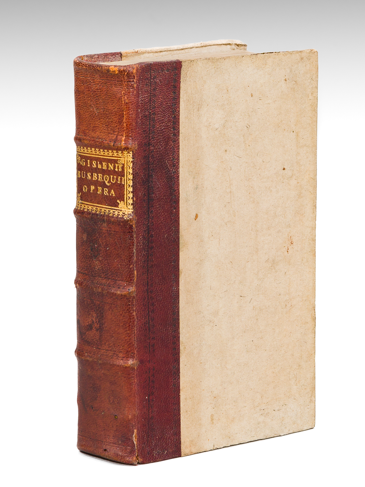 photo n°9 : Augerii Gislenii Busbequii Omnia quae extant. I. Legationis Turcicae Epistolae quatuor II. Exclamatio sive de re militari contra Turcam instiituenda Consilium III. Solimanni Turcarum Imp. Legatio ad Ferdinandum Roman. Caesarem. an MDLXII. IV. Busbequii Le