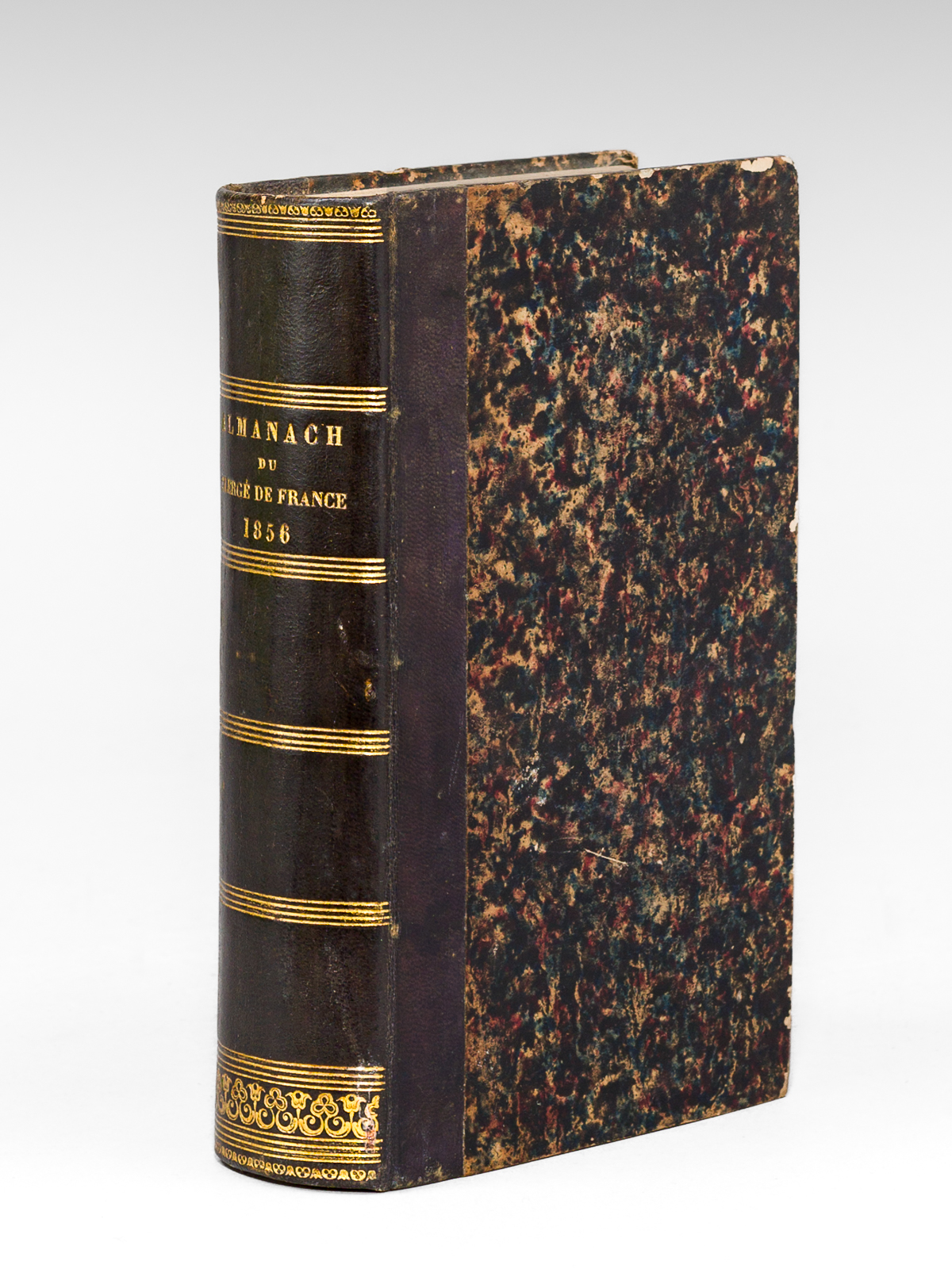 photo n°12 : Almanach du Clergé de France pour l'An de Grâce 1856, publié d'après les documents de la Cour de Rome, des secrétariats des Evêchés et du Ministère des cultes, suivi pdes bulles, lettres apostoliques,