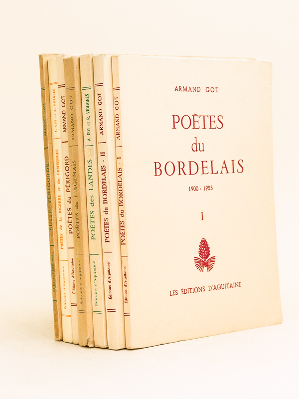 photo n°11 : [ Lot de 7 recueils de Poésies locales ] Poètes du Bordelais 1900-1956 (2 Tomes - Complet) ; Poètes des Landes 1900-1958 ; Poètes de l'Agenais 1900-1959 ; Poètes du Périgord 1900-1956 ; Suite Périgorde ; Po