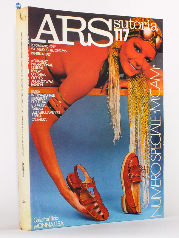 photo n°16 : Ars Sutoria , rivista internazionale trimestrale di cultura e di moda italiana dell'Abbigliamento e della calzatura (Arsutoria Magazine) : Anno XXIX ,  Numero 117,  Settembre 1976 , Speciale MICAM - Calzaturificio Monna Lisa.