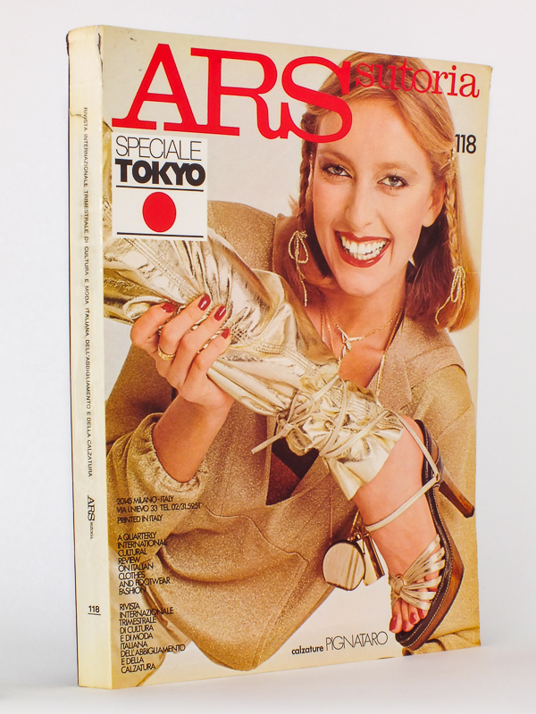 photo n°15 : Ars Sutoria , rivista internazionale trimestrale di cultura e di moda italiana dell'Abbigliamento e della calzatura (Arsutoria Magazine) : Anno XXIX ,  Numero 118,  Gennaio 1977 , Speciale Tokyo - Calzature Pignataro