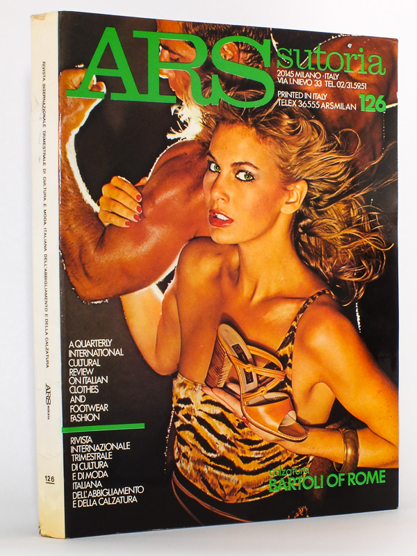 photo n°14 : Ars Sutoria , rivista internazionale trimestrale di cultura e di moda italiana dell'Abbigliamento e della calzatura (Arsutoria Magazine) : Anno XXXII ,  Numero 126 , Gennaio 1979 - calzatura Bartoli of Rome