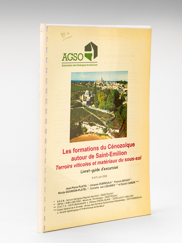 photo n°9 : Les formations du Cénozoïque autour de Saint-Emilion. Terroirs viticoles et matériaux du sous-sol. Livret-guide d'excursion 8 et 9 juin 2002