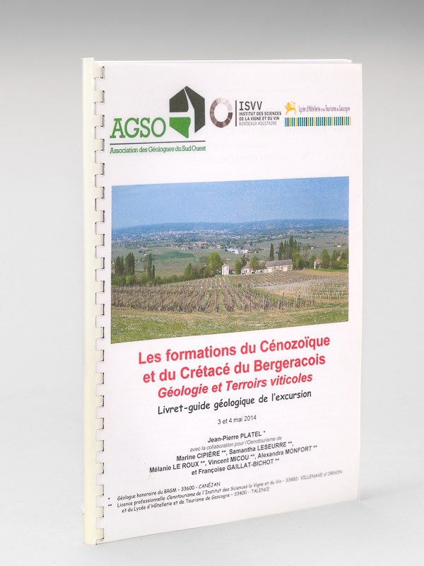 photo n°10 : Les formations du Cénozoïque et du Crétacé du Bergeracois. Géologie et Terroirs viticoles. Livret-guide géologique de l'excursion 3 et 4 mai 2014
