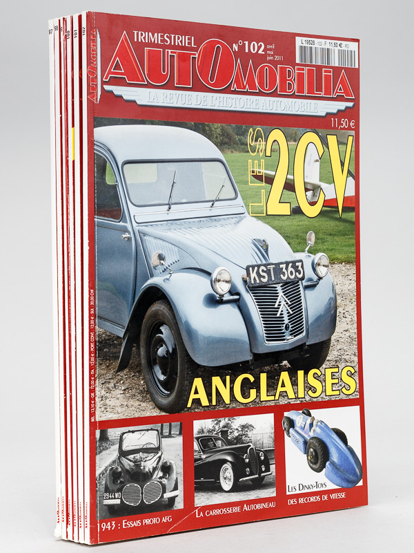 photo n°11 : Automobilia. La Revue de l'histoire automobile (Lot de 6 numéros suivis du n° 97 au n° 102) N° 97 janvier-février-mars 2010 ; 98 : Avril-mai-juin 2010 ; 99 : juillet-août-septembre 2010 ; 100 : octobre-novembre-décem