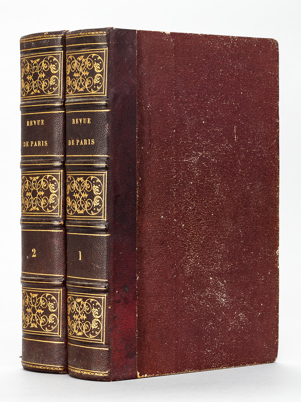 photo n°12 : Revue de Paris (2 Volumes de recueils d'articles vers 1830-1831-1832-1833) Volume I [ Contient notamment : ] La Vie de Londres ; Le croup par Léon Gozlan ; Souvenirs de Voyage : Strasbourg par Xavier Marmier ;  Les Doctrinaires par Lady Morgan ; Le