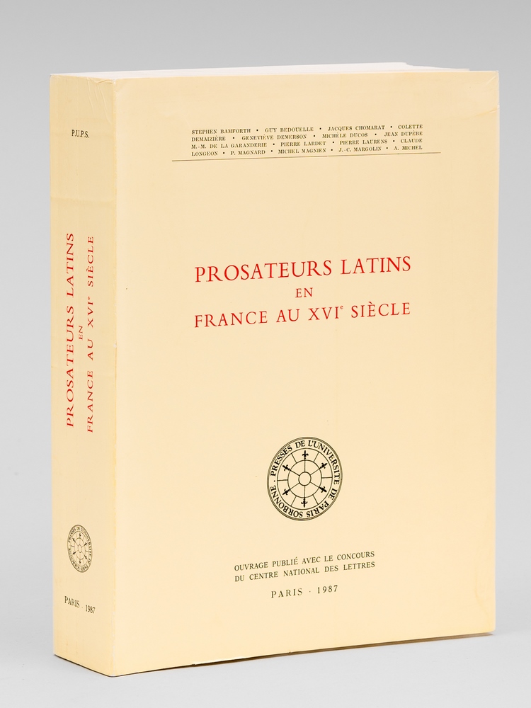 photo n°7 : Prosateurs Latins en France au XVIe siècle.