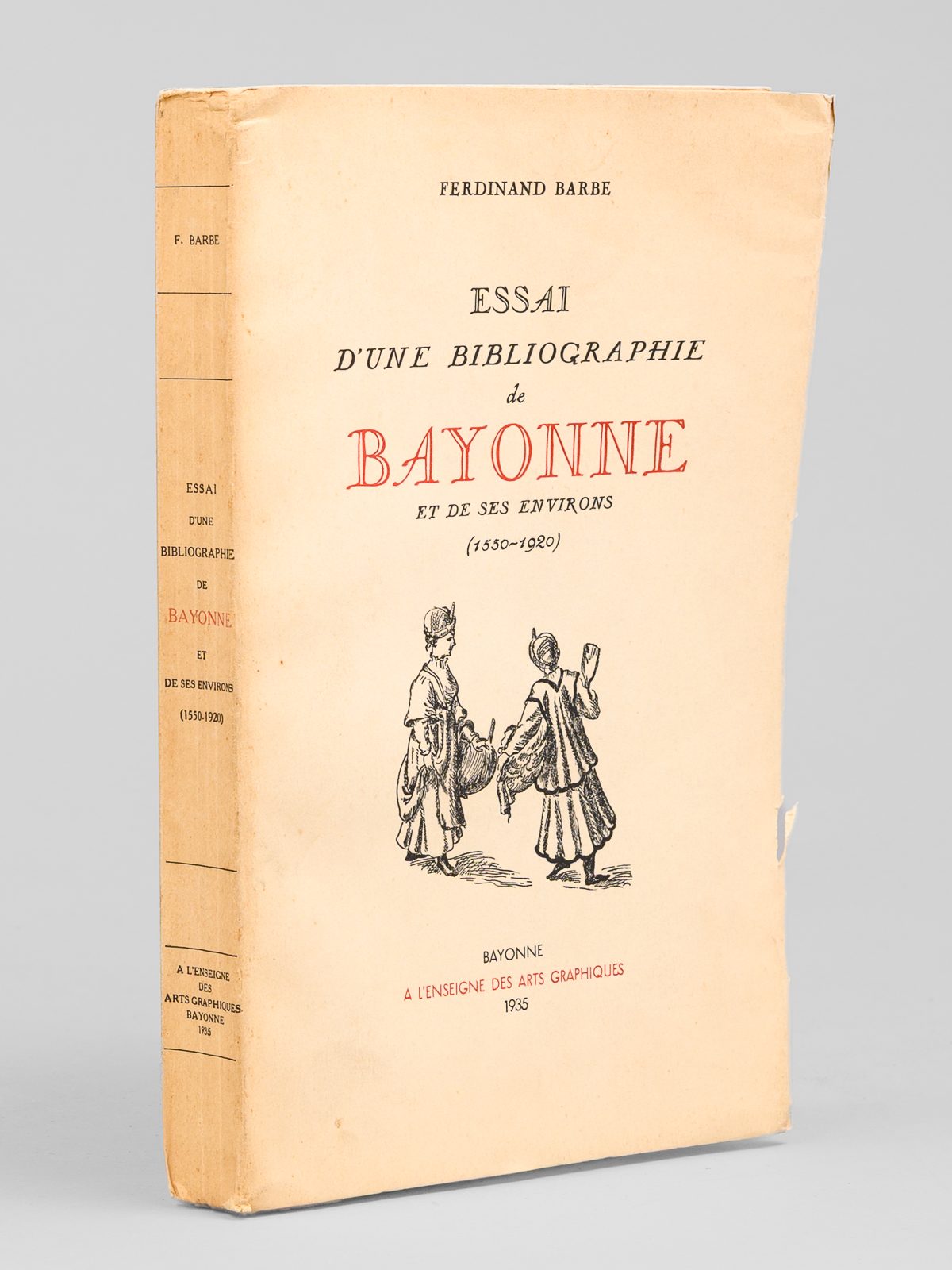 photo n&deg;9 : Essai d'une bibliographie de Bayonne et de ses environs (1550-1920)
