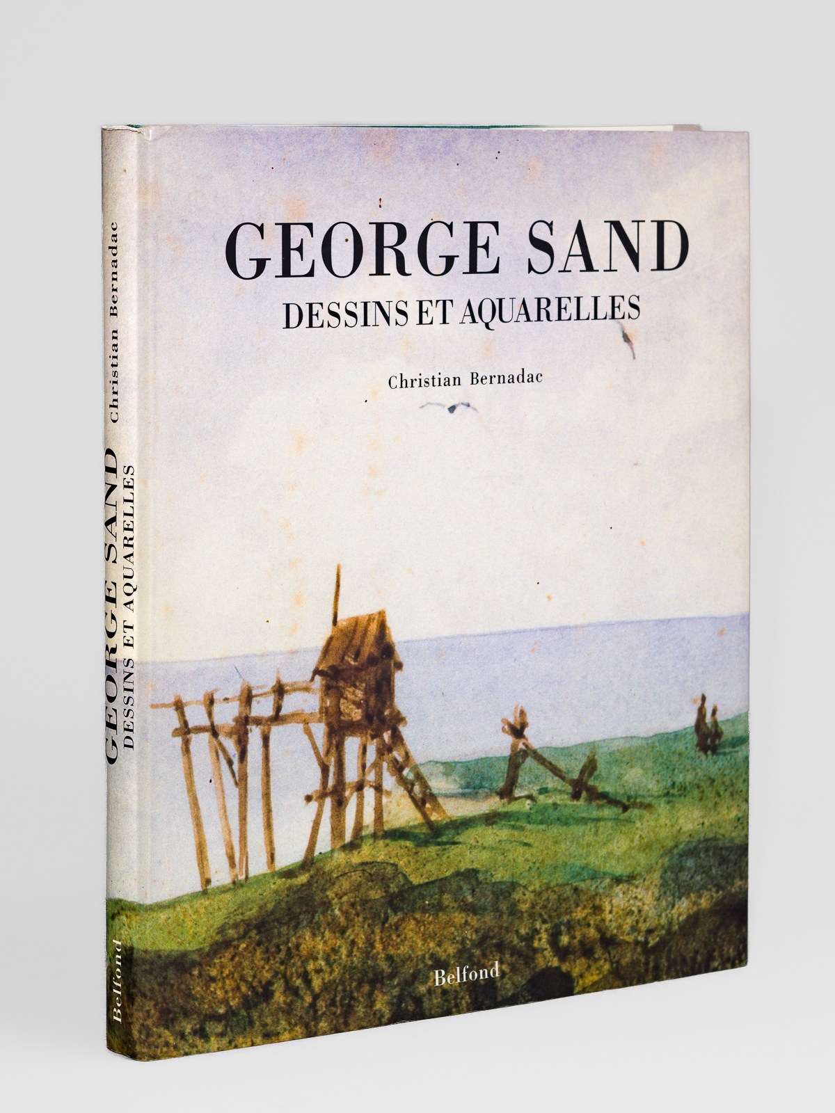 photo n°10 : George Sand - Dessins et aquarelles 'Les Montagnes bleues' [ Livre dédicacé par l'auteur ]