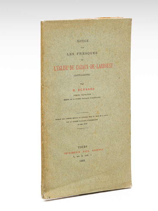 photo n°12 : Notice sur les Fresques de l'Eglise de Cazaux-de-Larboust (Haute-Garonne) [ Edition originale - Livre dédicacé par l'auteur ]