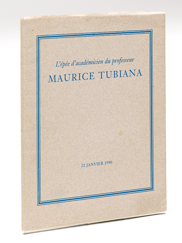 photo n°10 : L'épée d'Académicien du professeur Maurice Tubiana - Cérémonie de remise solennelle le 22 janvier 1990 dans les Salons de la Sorbonne