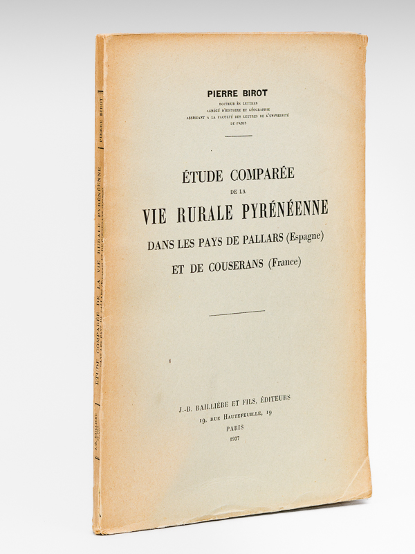 photo n°10 : Etude comparée de la vie rurale pyrénéenne dans les pays de Pallars (Espagne) et de Couserans (France) [ Edition originale ]