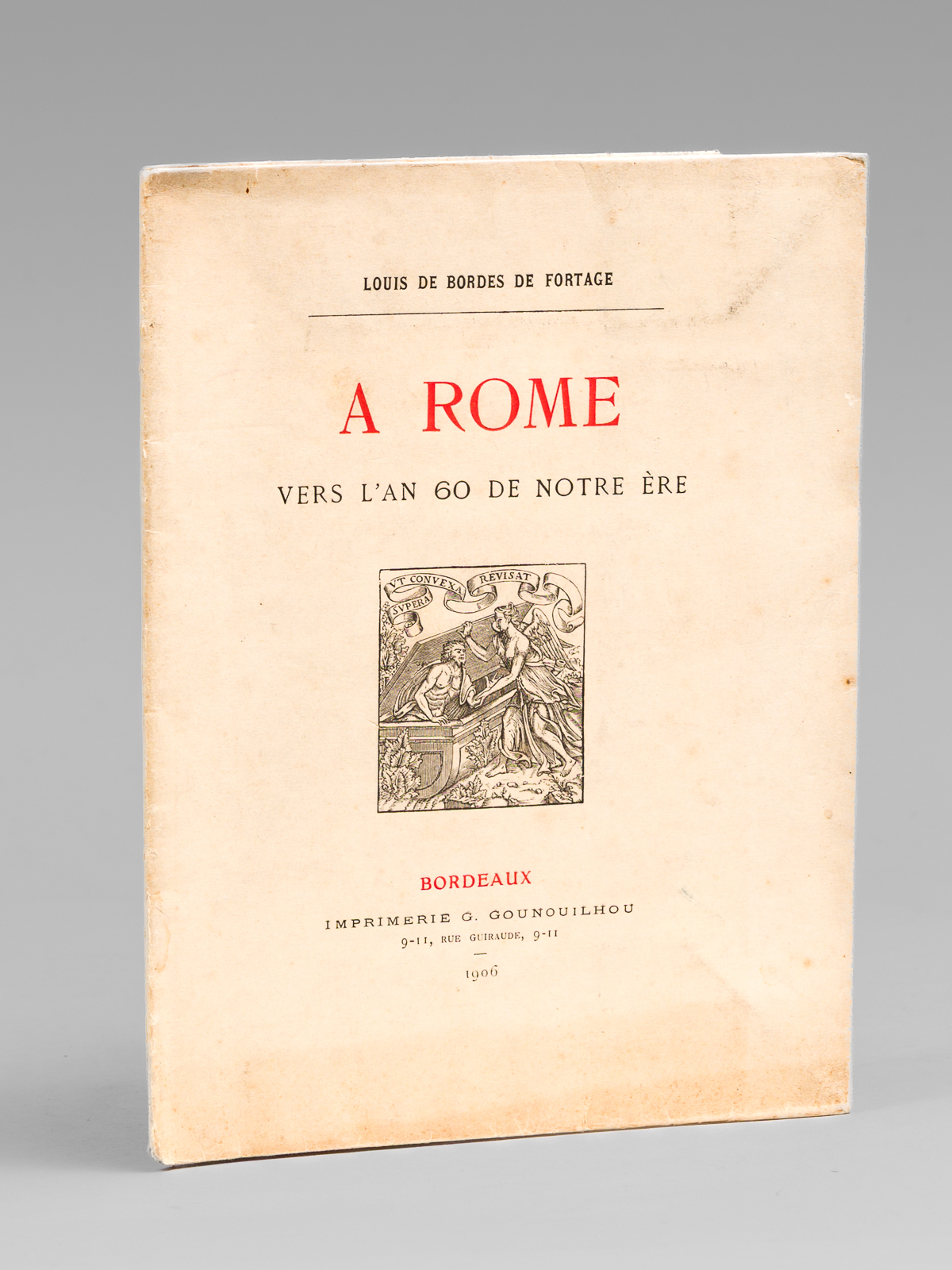 photo n°10 : A Rome vers l'an 60 de notre ère [ Edition originale - Livre dédicacé par l'auteur ]