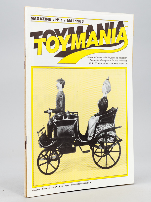 photo n°11 : Toymania. Magazine. N° 1 - Mai 1983 ; N° 2 - Septembre 1983 ; N° 4 - Avril 1984 : Revue Internationale du Jouet de Collection. International magazine for Toy collector