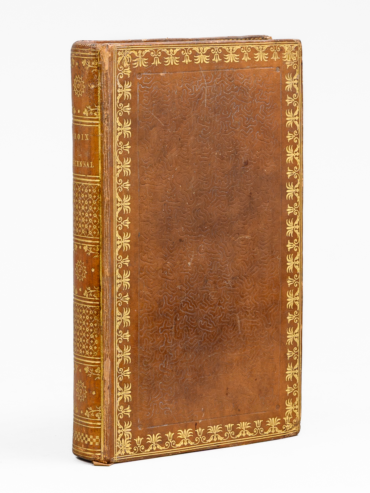 photo n&deg;12 : Choix d&eacute;cennal de Po&eacute;sies l&eacute;g&egrave;res depuis l'an 1800 [ Reliure &agrave; d&eacute;cor vermicul&eacute; par Rosa ]