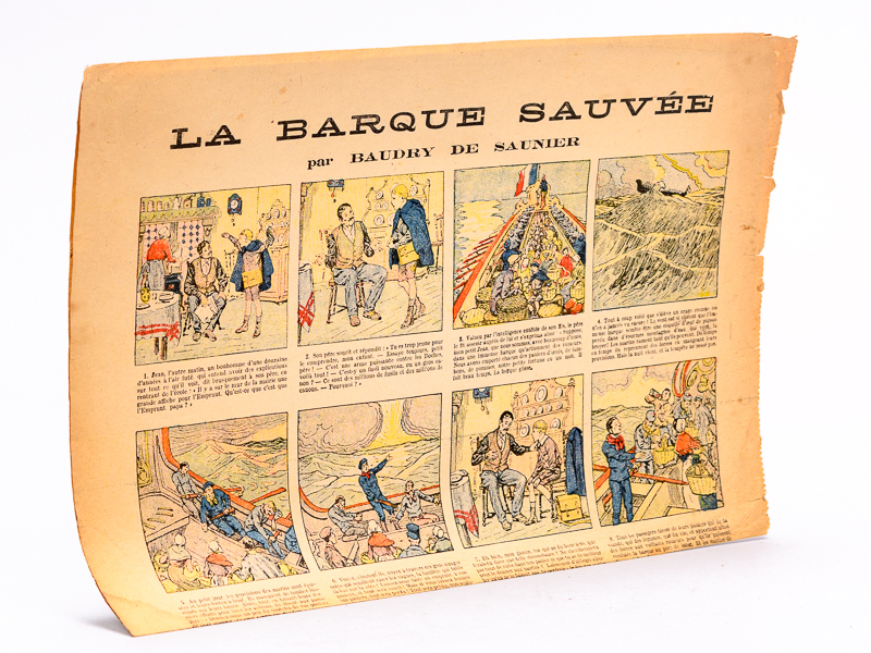 photo n°6 : La Barque sauvée par Baudry de Saunier [ Affichette de soutien à l'Emprunt National ]