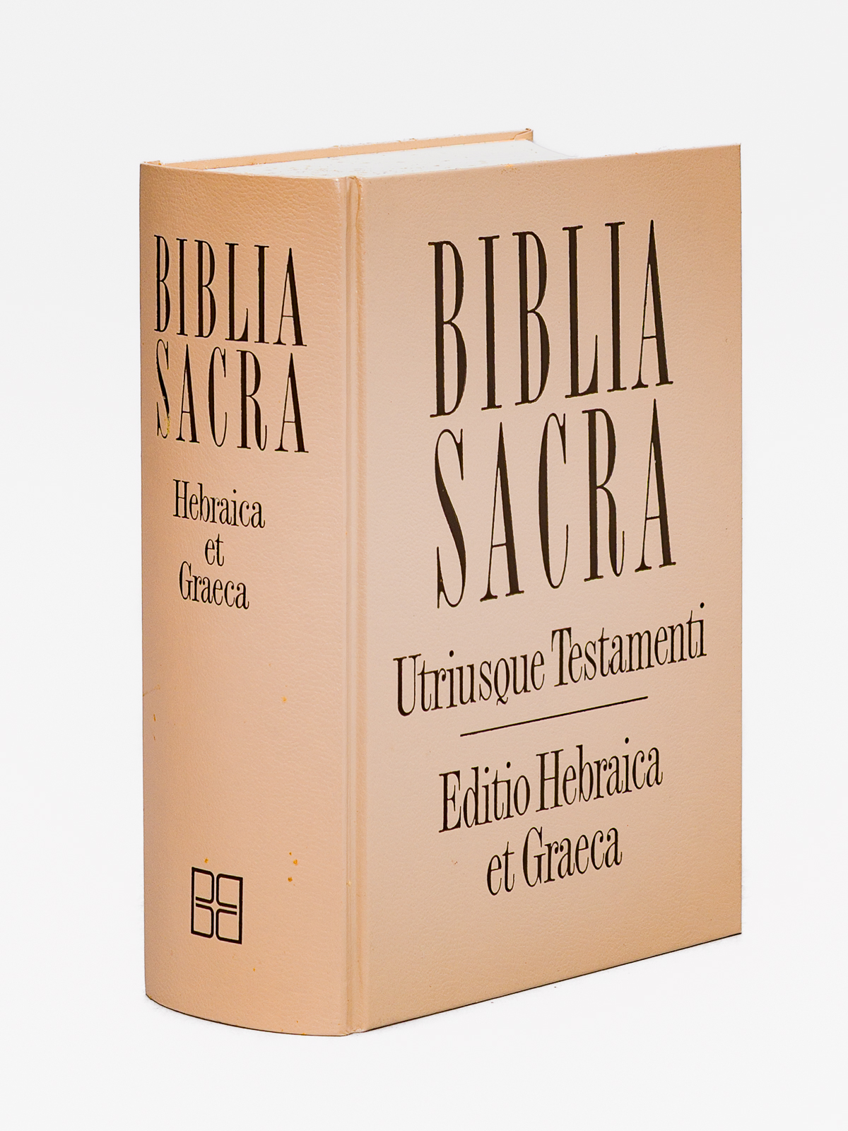 photo n°12 : Biblia Sacra Utriusque Testamenti. Editio Hebraica et Graeca [ Contient : ] Novum testamentum Graece post Eberhard et Erwin Nestle edition vicesima septima revisa communiter ediderunt Barbara et Kurt Aland, Johanne Karavidopoulos, Carlo M. Martini, Bruce
