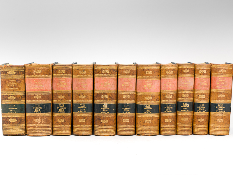 photo n°11 : Bulletin des Lois de l'Empire Français. XIe Série. Règne de Napoléon III, Empereur des Français (11 Tomes : Du Tome 10, N°517 à 574, deuxième semestre de 1857 au tome 20, N° 1034 à 1079, Deux