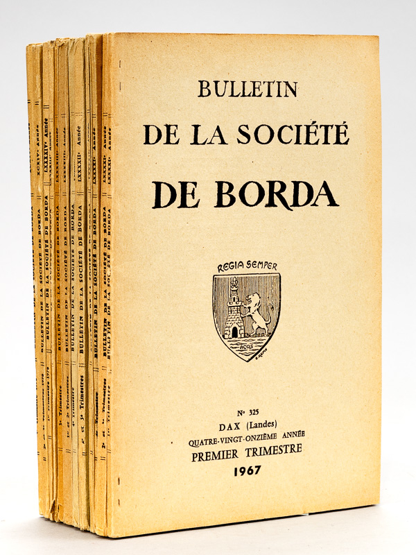 photo n°11 : Bulletin de la Société de Borda Dax (Landes) Du n° 325 au n° 340 : Années 1967, 1968, 1969, 1970 complètes [ Année 1967, n°325, 326-327, 328 ; 1968 : 329, 330-331, 332 ; 1969 : 333-334, 335, 336 ; 1970 : 337,