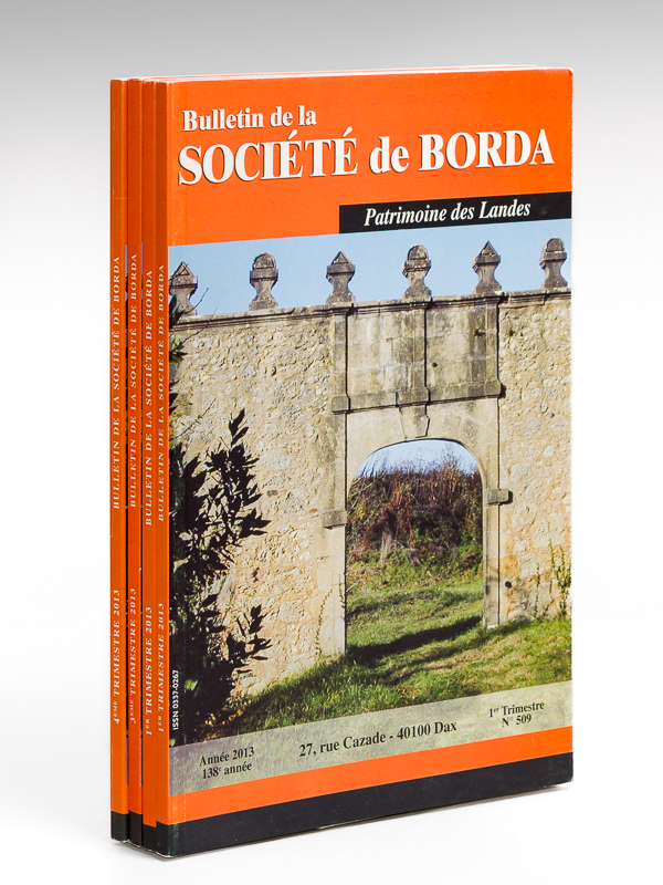 photo n°8 : Bulletin de la Société de Borda. Patrimoine des Landes. Année 2014 (4 Numéros : Année 2014 complète). 139e Année. Numéros 513, 514, 515, 516