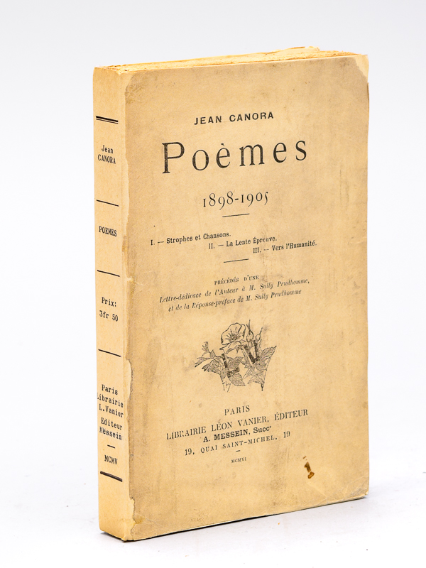 photo n°11 : Poèmes 1898-1905 [ Edition originale - Livres dédicacés par l'auteur ] I - Strophes et Chansons ; II : La Lente Epreuve ; III : Vers l'Humanité