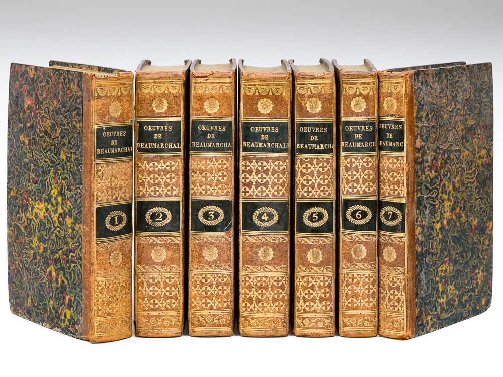 photo n°11 : Oeuvres complètes de Pierre-Augustin Caron de Beaumarchais (7 Tomes - Complet) Tomes 1 et 2 : Théatre ; Tomes 3 et 4 : Mémoires ; Tome 5 : Epoques ; Tomes 6 et 7 : Correspondance