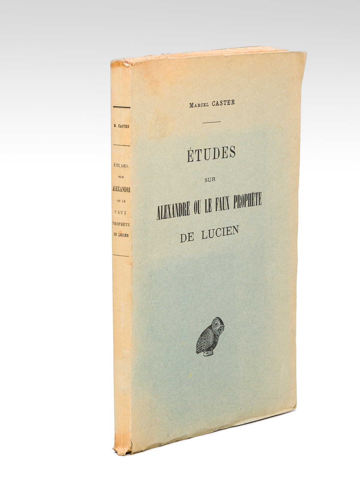 photo n°9 : Etudes sur Alexandre ou le Faux Prophète de Lucien.